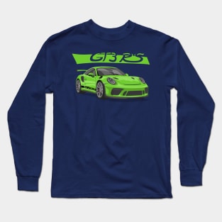 car 911 GT3 RS green Long Sleeve T-Shirt